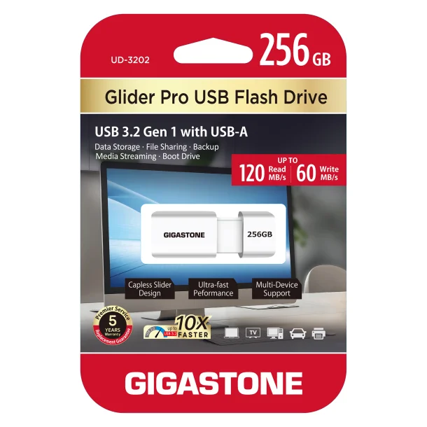 Gigastone 256GB USB 3.2 Gen 1 Flash Drive