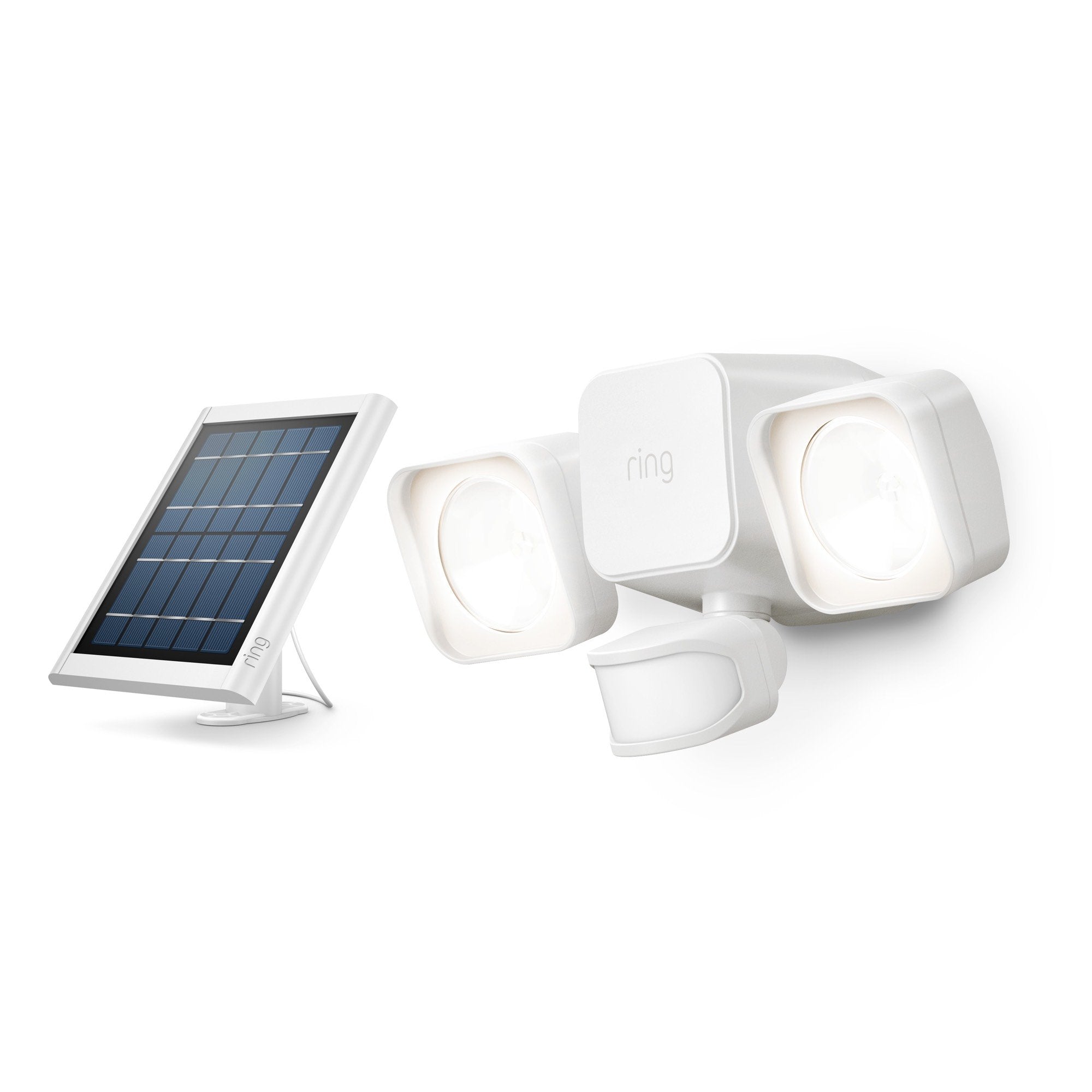 Ring Solar Floodlight - Outdoor Motion-Sensor Security Light with Solar Panel