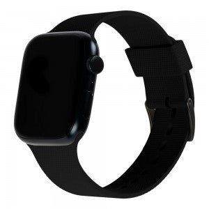 Urban Armor Gear (UAG) - U DOT Silicone Watch Strap for Apple Watch 42mm / 44mm / 45mm / 49mm - Black