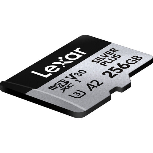 Lexar Professional SILVER PLUS UHS-I microSDXC Memory Card with SD Adapter