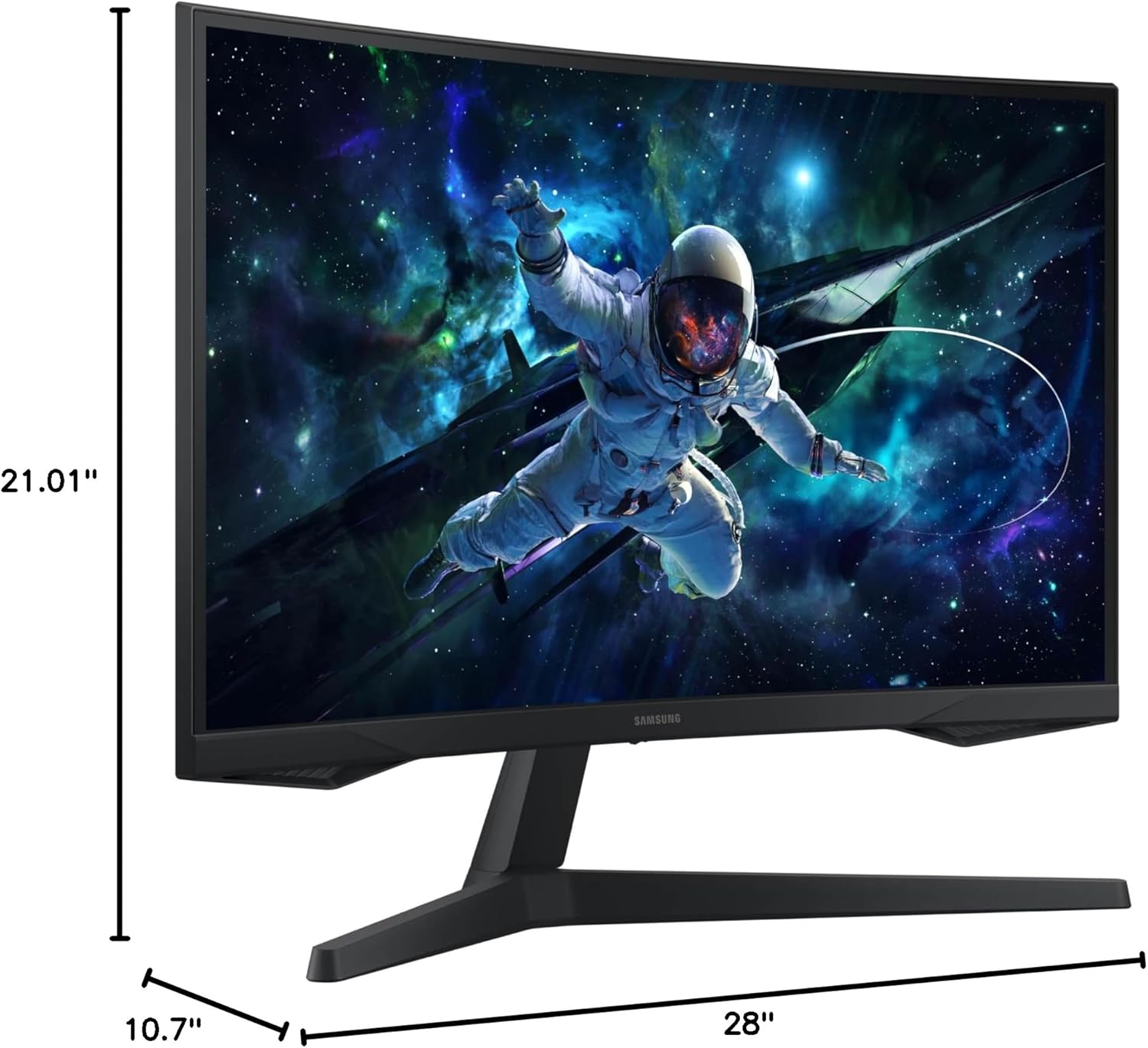 Samsung 32-Inch Odyssey G55C Series QHD 1000R Curved Gaming Monitor