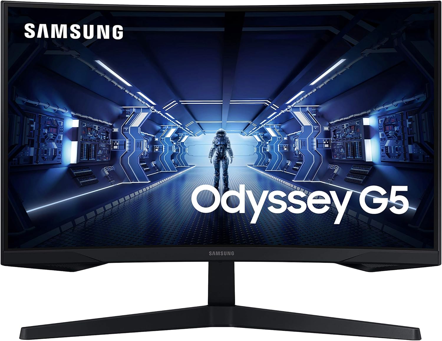 Samsung Odyssey G5 Series 27-Inch WQHD (2560x1440) Gaming Monitor