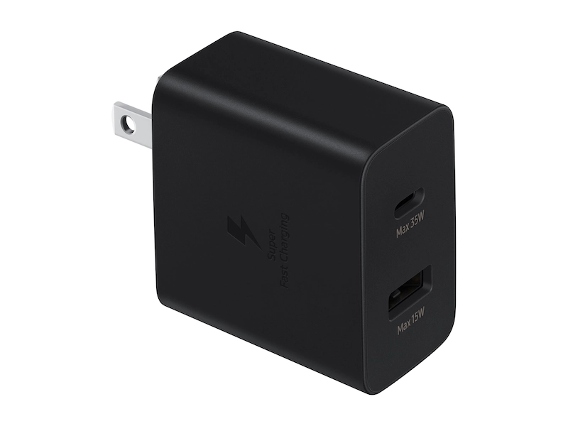 Samsung 35W Fast Charge Duo Power Adapter (USB-A & USB-C) with Power Delivery