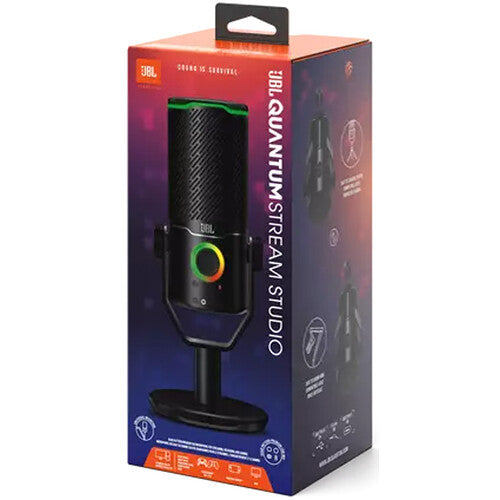 JBL Quantum Stream Studio Multi-Pattern USB-C Microphone