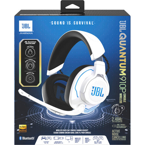 JBL Quantum 910P Noise-Canceling Wireless Over-Ear Gaming Headset