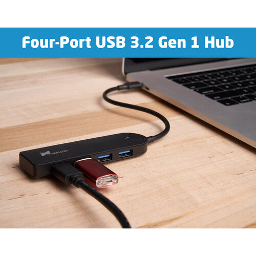 Xcellon 4-Port Slim USB-A 3.2 Gen 1 Hub