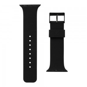 Urban Armor Gear (UAG) - U DOT Silicone Watch Strap for Apple Watch 42mm / 44mm / 45mm / 49mm - Black