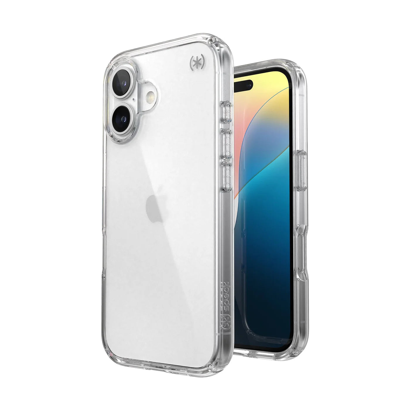 Speck - Presidio Perfect Clear Case for Apple iPhone 16 - Clear