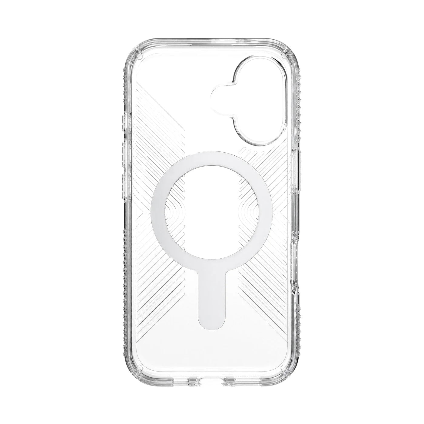 Speck - Presidio Perfect Clear Grip Case with ClickLock for Apple iPhone 16 - Clear