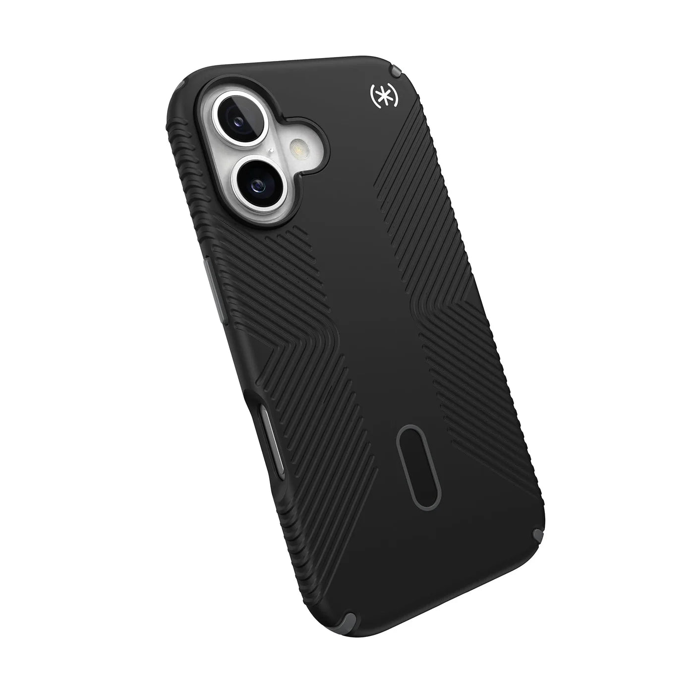 Speck - Presidio Perfect Clear Grip Case with ClickLock for Apple iPhone 16 - Black