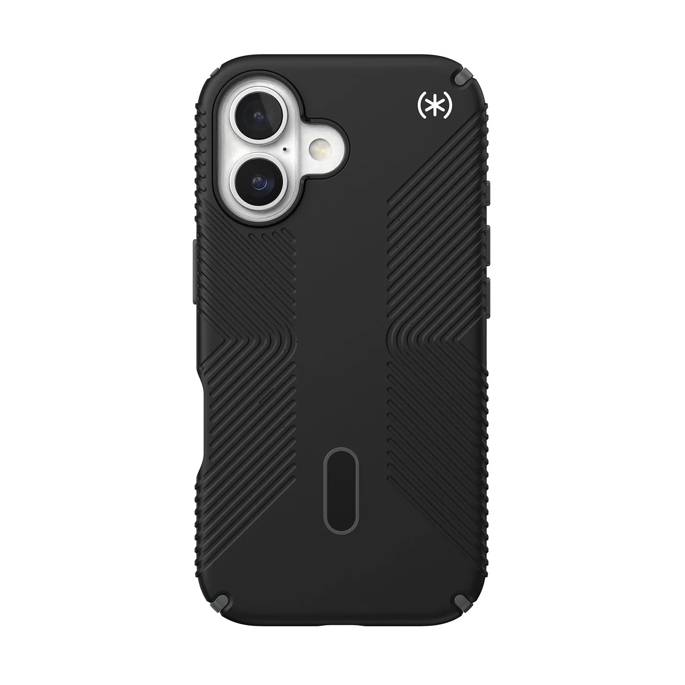 Speck - Presidio Perfect Clear Grip Case with ClickLock for Apple iPhone 16 - Black