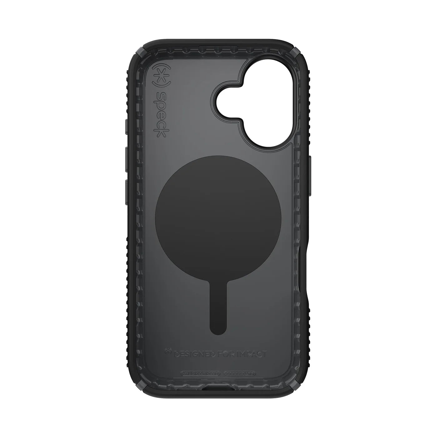 Speck - Presidio Perfect Clear Grip Case with ClickLock for Apple iPhone 16 - Black