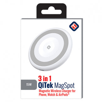 Tekya 3-In-1 Qitek MagSpot 15W Magnetic Wireless Charger