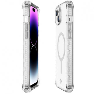 ItSkins Supreme Clear Case with MagSafe for Apple iPhone 15 Plus