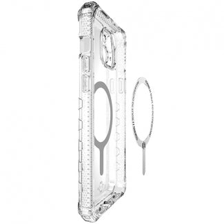 ItSkins Supreme Clear Case with MagSafe for Apple iPhone 15 Plus