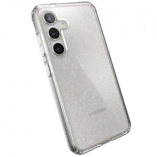 Speck Perfect Clear Case for Samsung Galaxy S24 Plus (Clear/Gold)