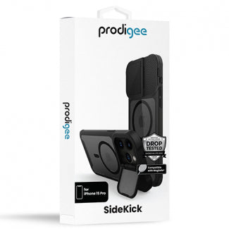 Prodigee Side Kick Case with MagSafe for Apple iPhone 15 Pro Max (Black)