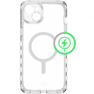 ItSkins Supreme Clear Case with MagSafe for Apple iPhone 15 Plus