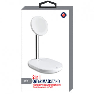 Tekya 2-In-1 Qitek Magstand Magsafe Wireless Charger