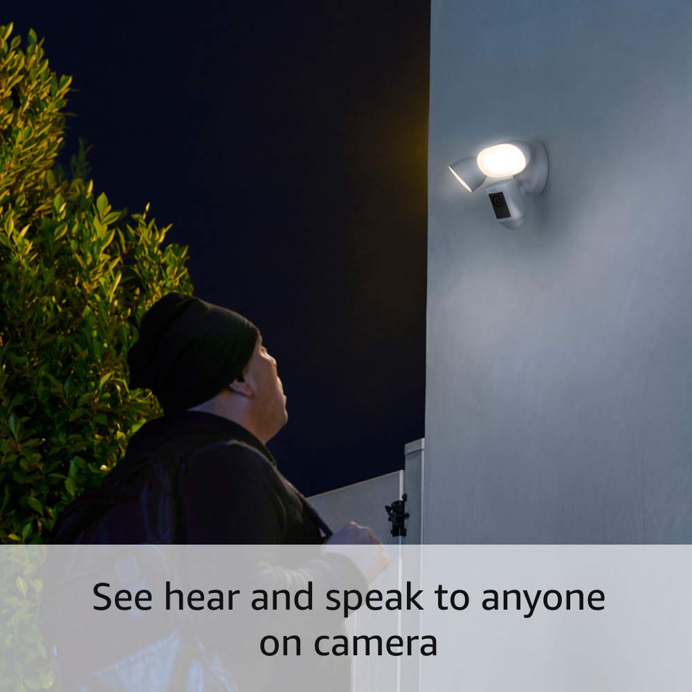 Ring Floodlight Cam Wired Pro with Bird’s Eye View and 3D Motion Detection