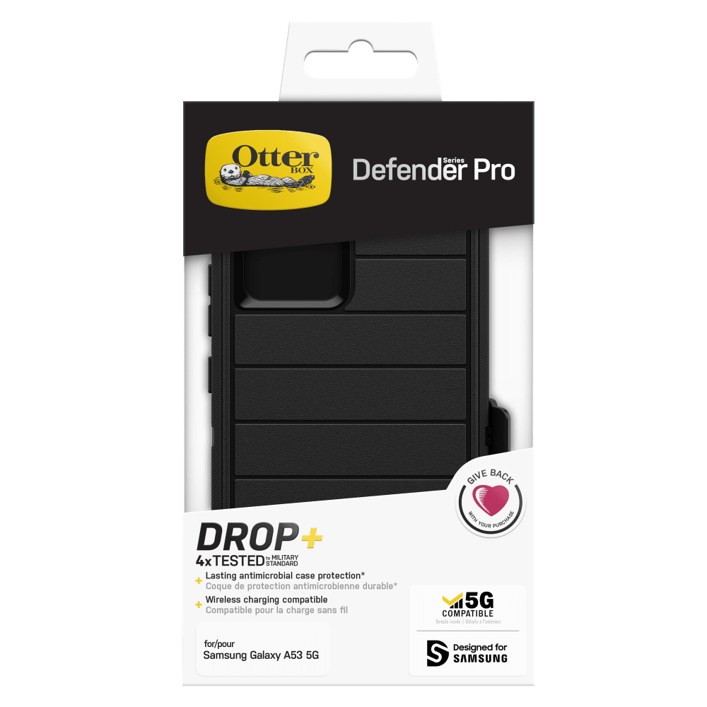 OtterBox Defender Pro Case for Samsung Galaxy A53 5G (Black)