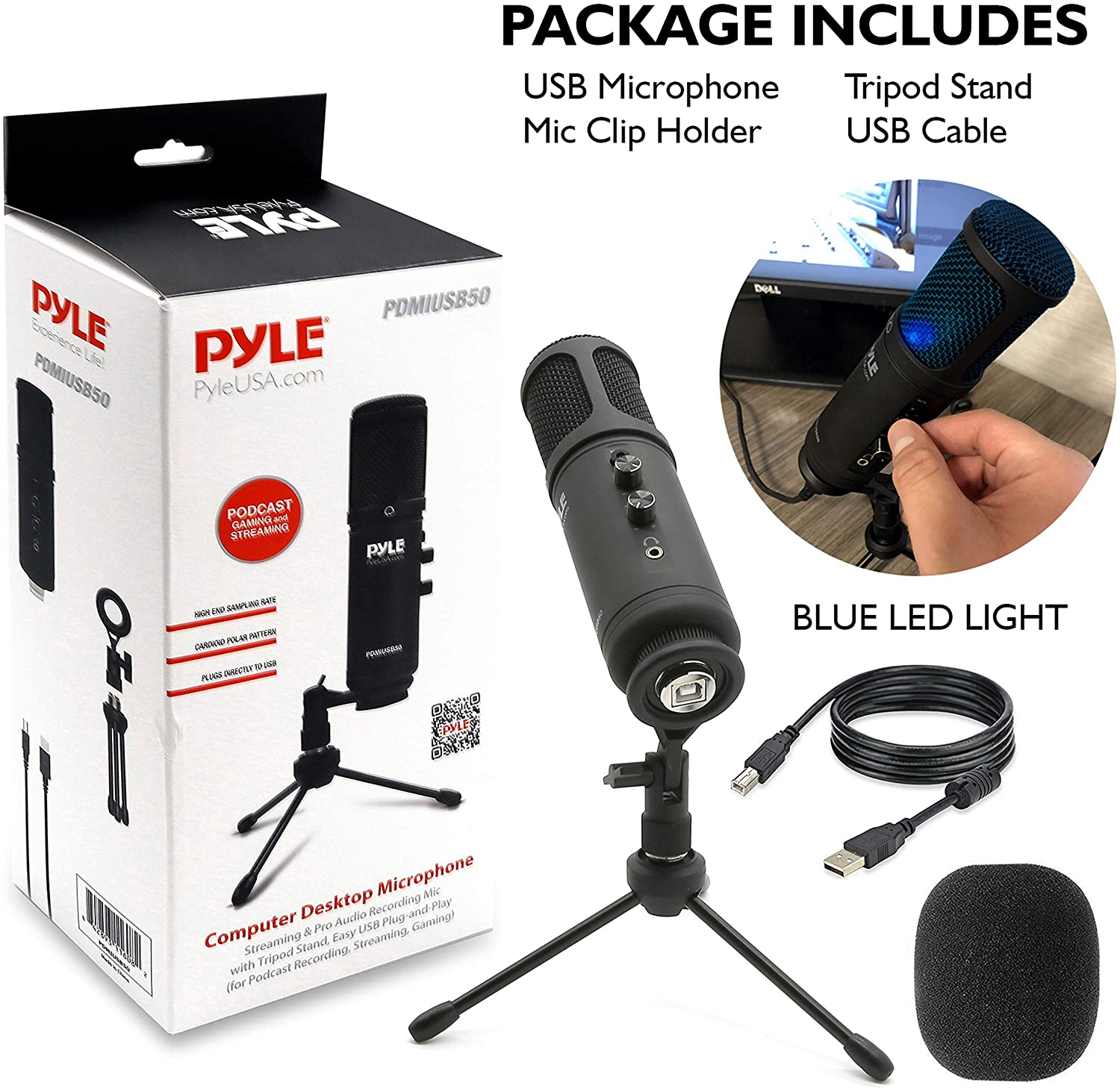 Pyle Universal USB Computer Microphone