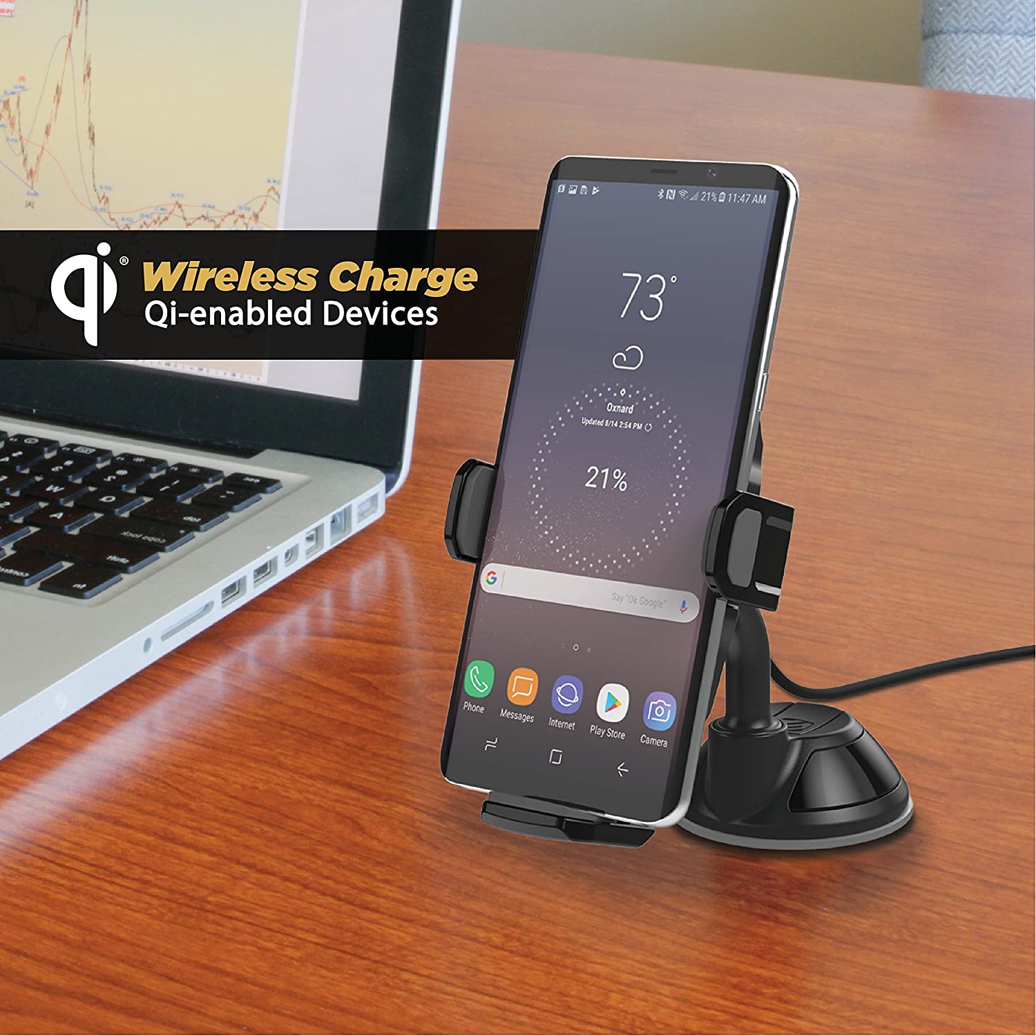 Scosche  Stuckup Suction Cup Mount Charger for Mobile Devices