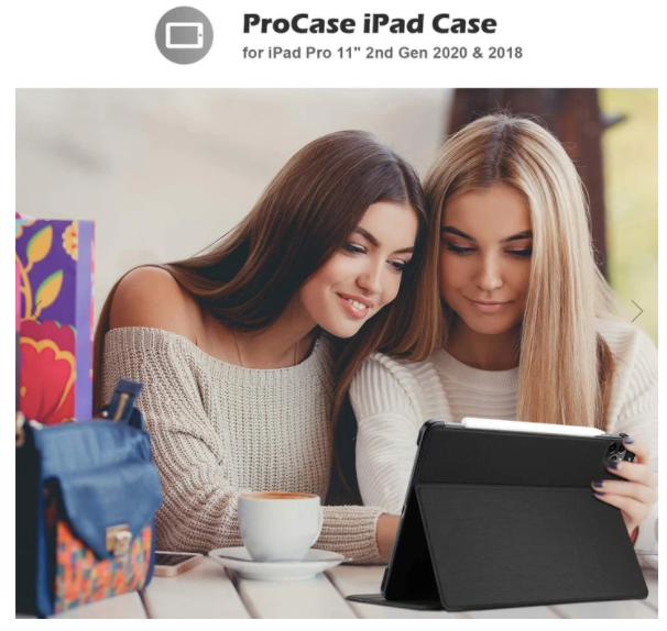 ProCase Smart Cover for iPad Pro 11 2nd 2020/1st Generation 2018